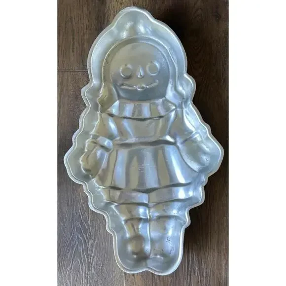 Wilton Cake Pans Lot of 8: Michelangelo,Barney,Smurf, Pooh, Clown, Dinos, Doll - Picture 4 of 11